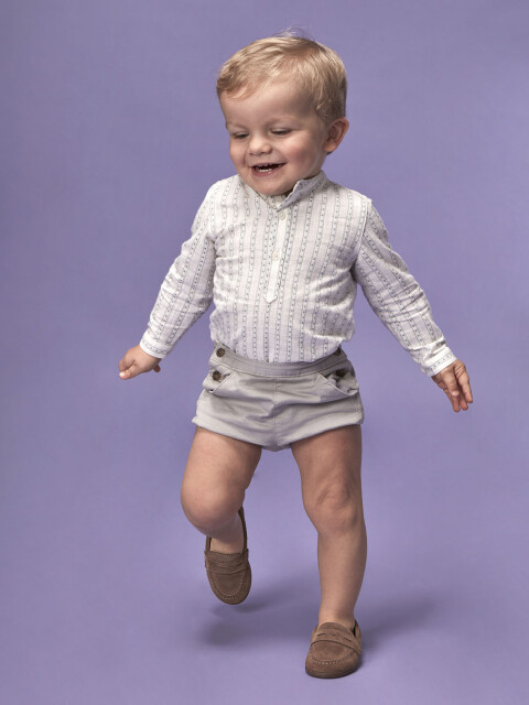 Camisa De Dobby Blanco