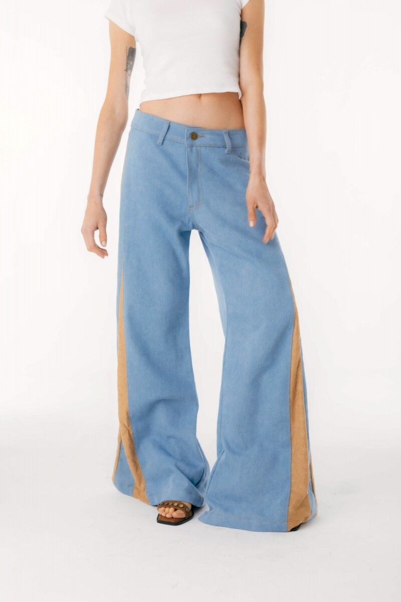 Pantalon Murra Combinado Jean