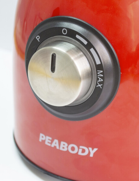 Licuadora Peabody en acero inoxidable con jarra de 1.5L 800W Rojo