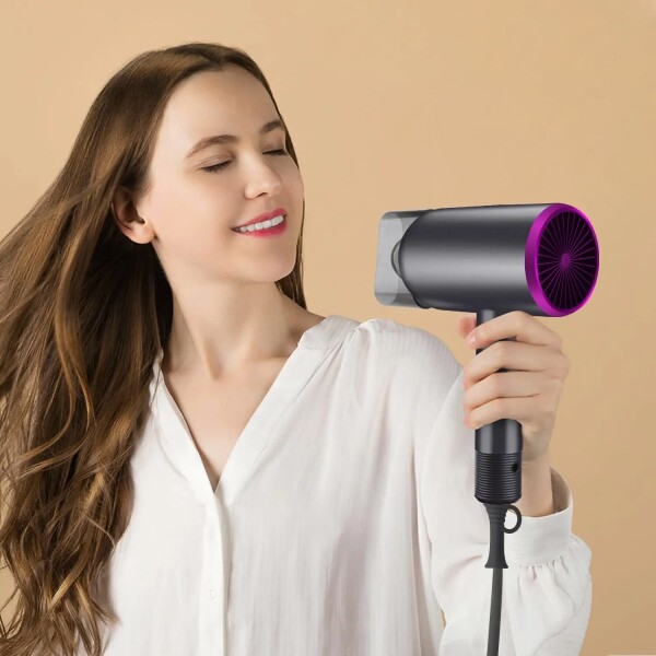 Secador De Pelo Portatil Goldtech 1000W Ionico 3 Velocidades Variante Color Gris