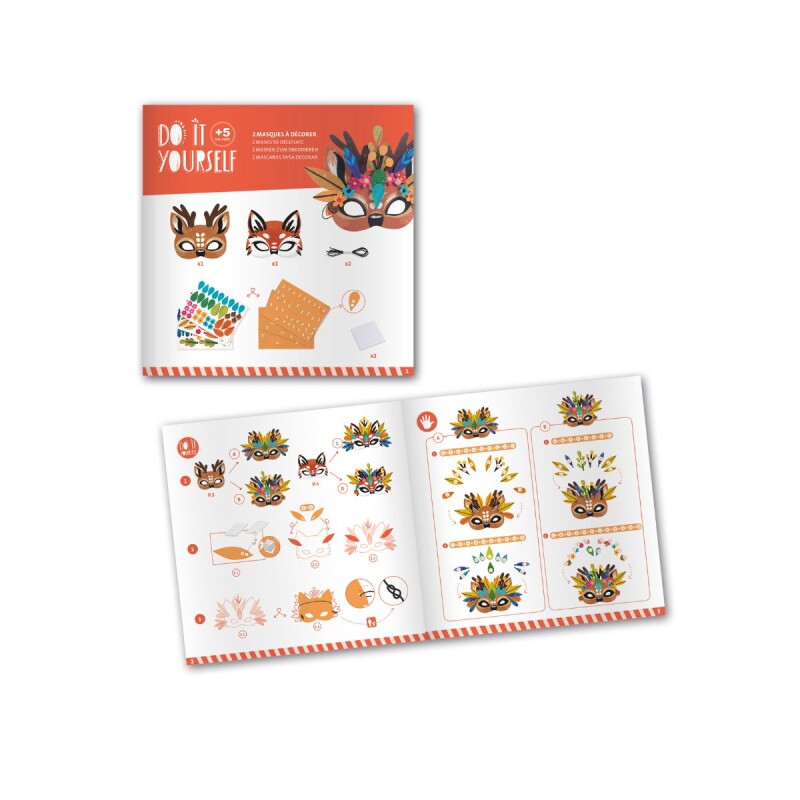 Kit de activdades munuales para niños Carnaval Kit de activdades munuales para niños Carnaval