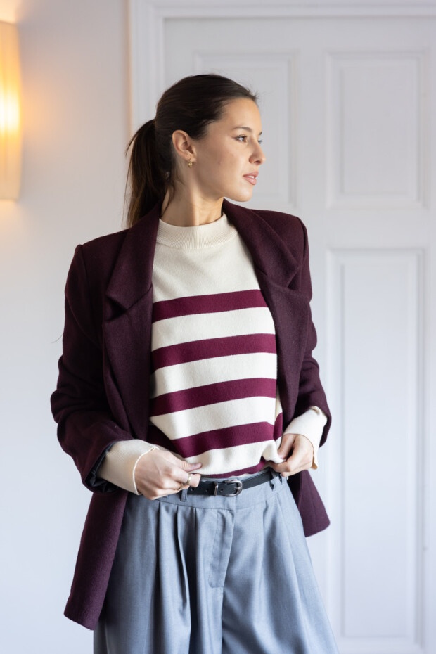 Sweater Kensal Bordó
