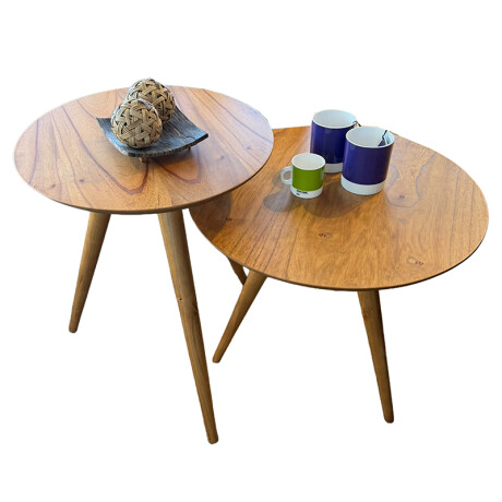 Mesas Laterales NS Almendra en Madera Mesas Laterales NS Almendra en Madera