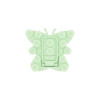 Ventosa adhesiva con soporte diseño mariposa color turquesa Ventosa Adhesiva Con Soporte Diseño Mariposa Color Turquesa
