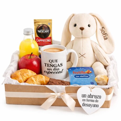 Desayuno Sorpresa con Peluche Personalizado Desayuno Sorpresa con Peluche Personalizado