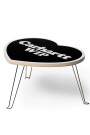Heart Folding Table Negro