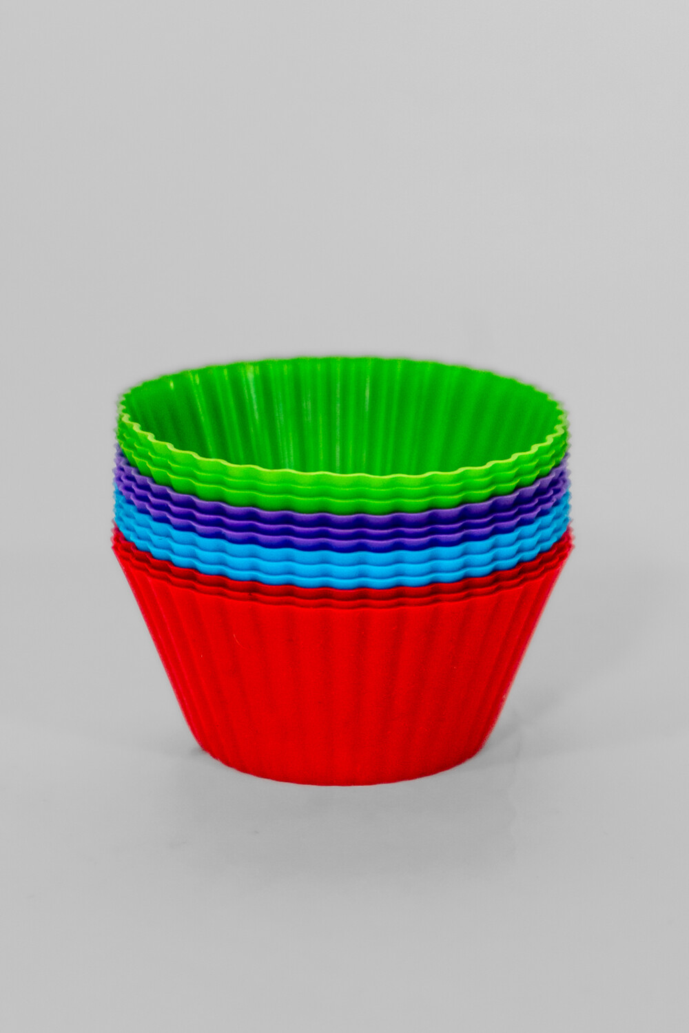 Horno Molde Silicona Pilotines, Set 12un. 8 Color Unico