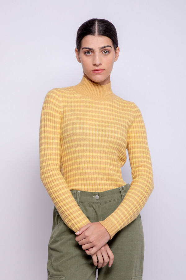 POLERA EVA Amarillo Oliva