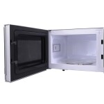 MICROONDAS 25 LTS. DIGITAL - GRILL - SILVER 900W – 6 NIVELES - FRENTE INOX. negro