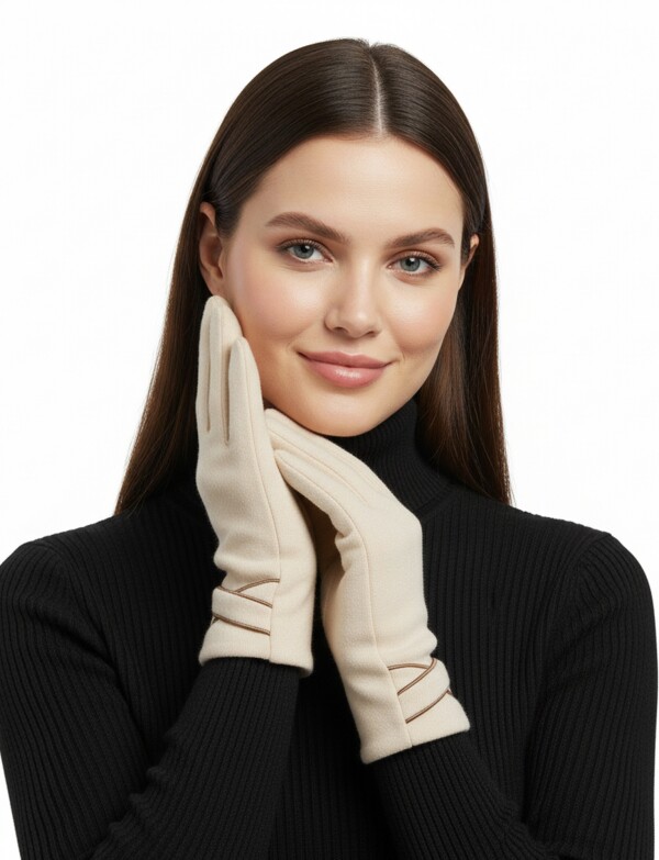 Guantes Suede BEIGE