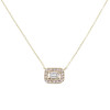 Colgante Fernanda H. en oro amarillo 18k con brillantes, incluye cadena. Colgante Fernanda H. en oro amarillo 18k con brillantes, incluye cadena.