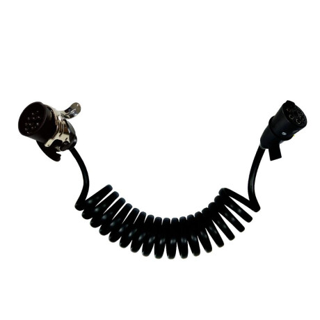 CABLE INSTALACION - CHICOTE ELEC.ESPIRAL P/CAMIONES MACHO 2X15 POLOS DNI CABLE INSTALACION - CHICOTE ELEC.ESPIRAL P/CAMIONES MACHO 2X15 POLOS DNI