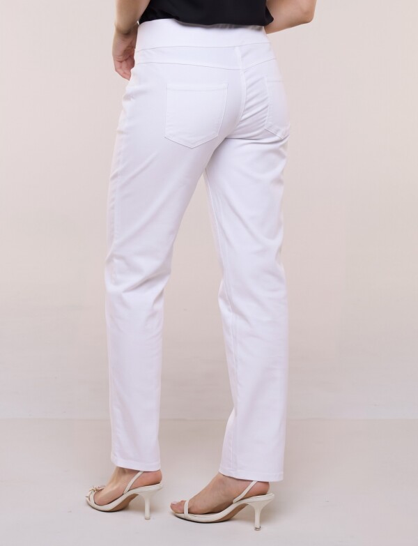 Pantalón Pull On BLANCO