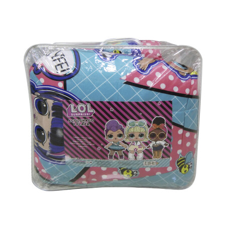 Acolchado Reversible 1 Plaza Lol Surprise 001