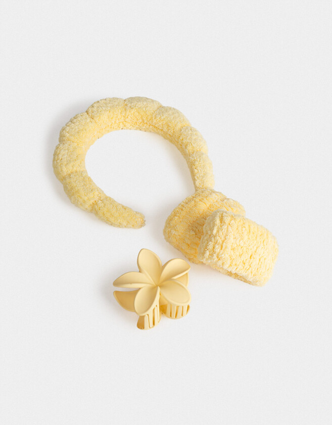 Accesorios Pelo Set Hawaianas Set De Accesorios De Pelo - Amarillo Claro