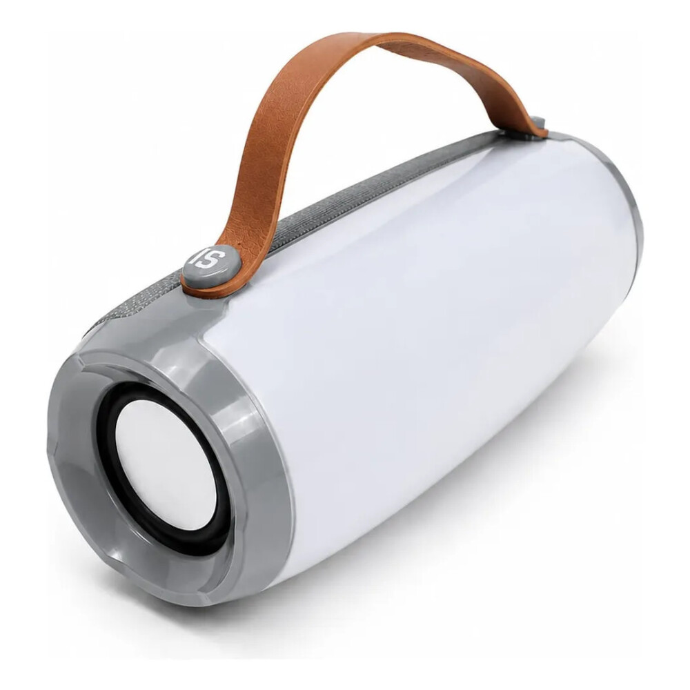 Parlante Ak205 Con Luces Y Bluetooth GRIS