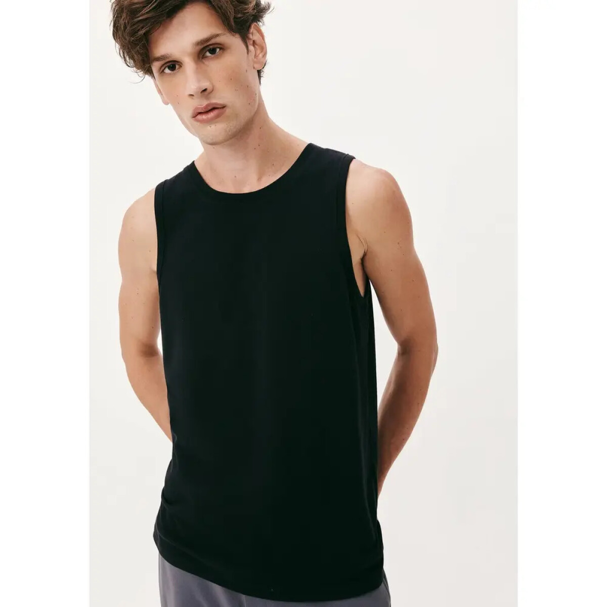 CAMISETA REGATA MASC - PRETO ESCURO 