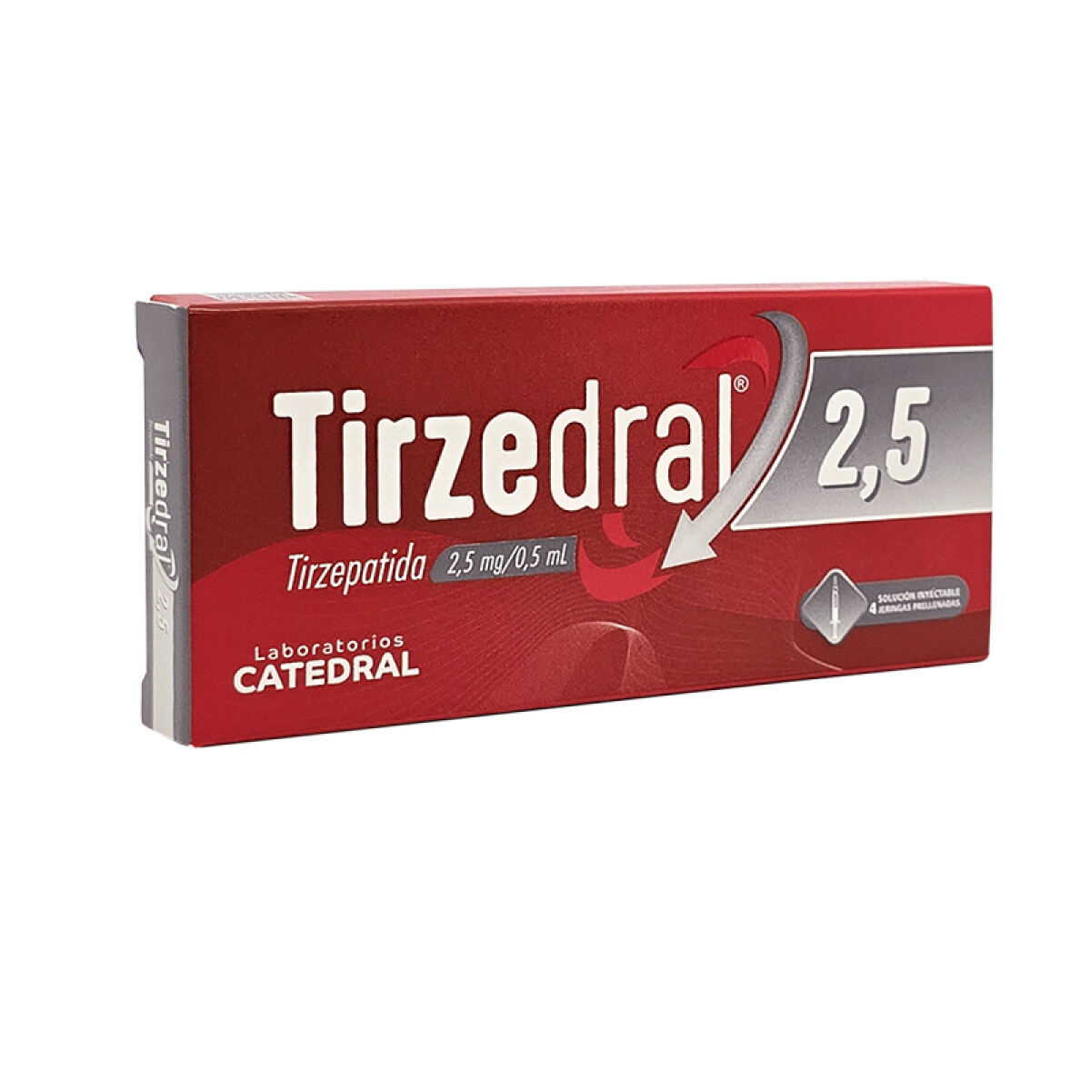 TIRZEDRAL 2,5 MG CJ X 4 JERINGA PRELL. 