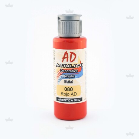 ACRILICO DECORATIVO ROJO AD 60 ML N/A