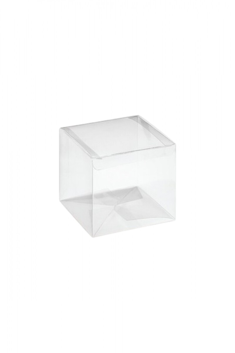 Caja transparente 10x10x10 cm. - TRANSPARENTE 