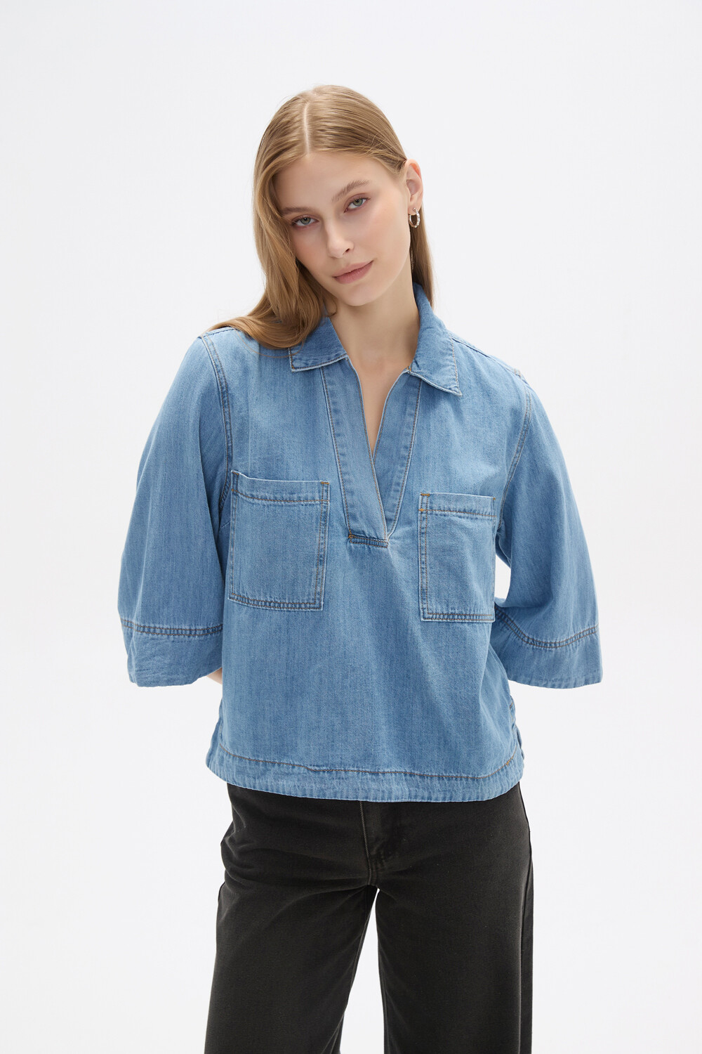 Blusa Railay Azul Claro