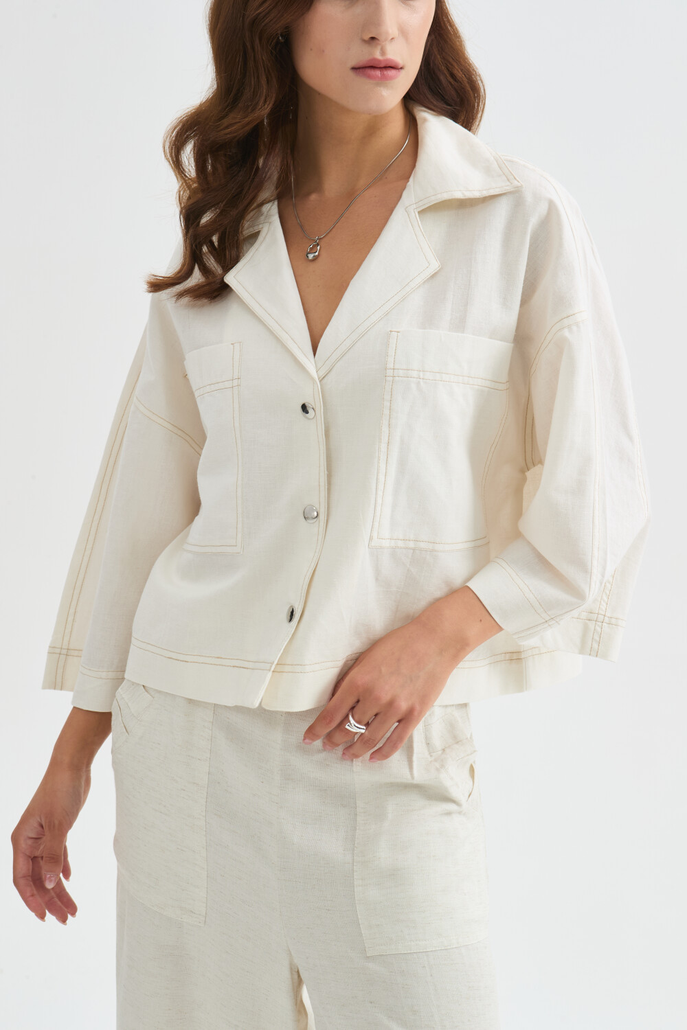 Sobrecamisa Brelin Marfil / Off White