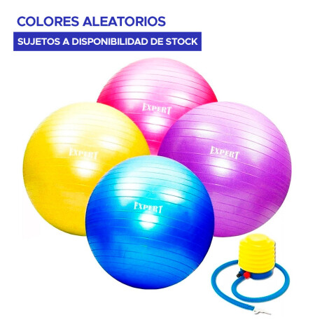 Pelota De Pilates 55cm Aerobics Fitness + Inflador Aleatorio