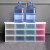 Cajas Estantes Organizador Rack Zapatos Zapatera Apilabl X48 Color Variante Corazon Celeste