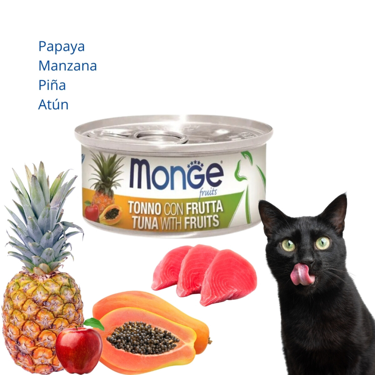 Monge Pate Gato Fruits Pollo Con Fruta 80 Gr 