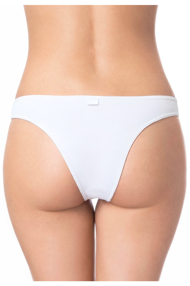 BIKINI ALGODON RECTO CAVADO BLANCO