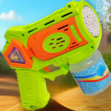 Pistola de burbujas para niños Verde