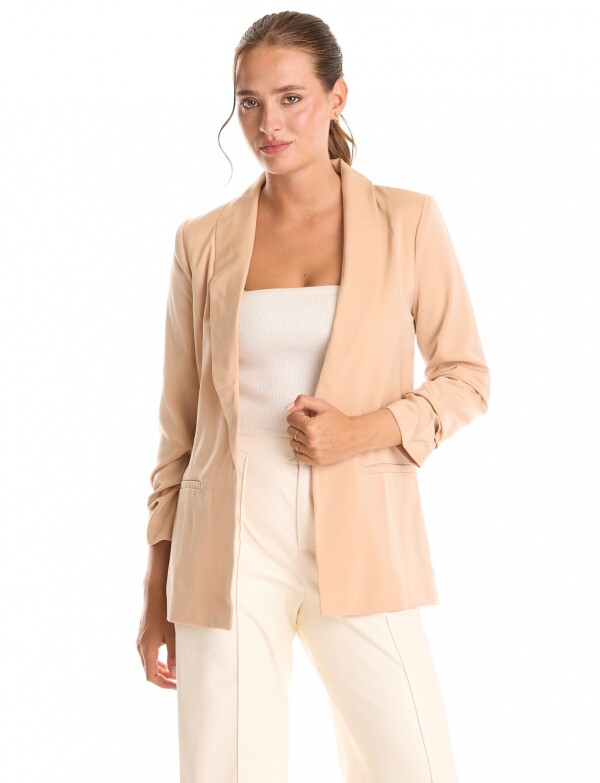 Blazer Saten BEIGE