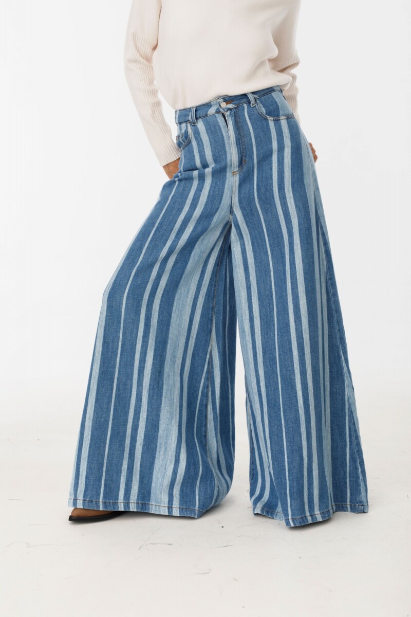 Jean Stripe Azul