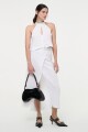 TOP HALTER Blanco