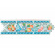 Guarda Con Decorado Frutall Mixto (Sin Fin) De 6X20 Azulmat