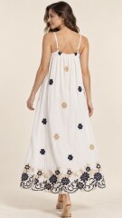 VESTIDO PERLA BLANCO