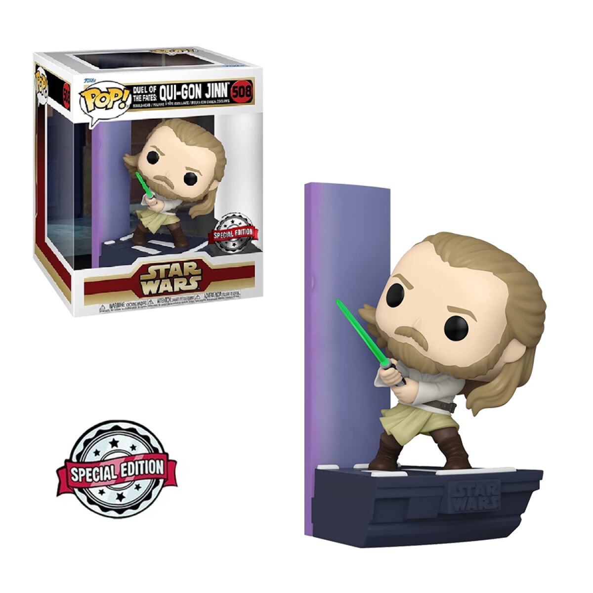 Duel of the Fates Qui-Gon Jin · Star Wars Deluxe [Exclusivo] - 508 