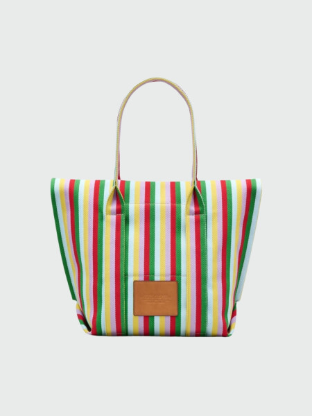 Marc Jacobs- Bolso de playa Tote tejido en jacquard Violeta