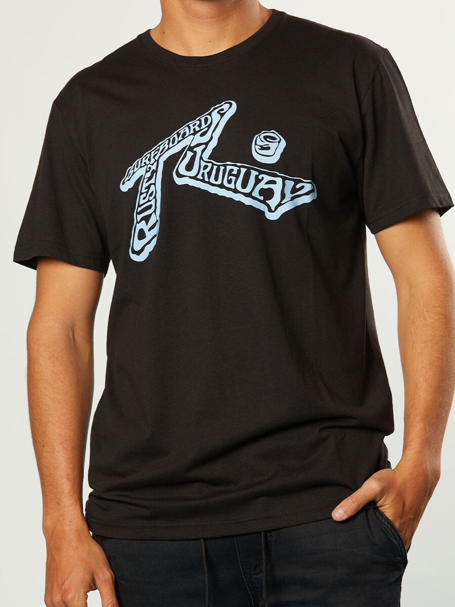 T-SHIRT MUNDIAL RUSTY - Negro 