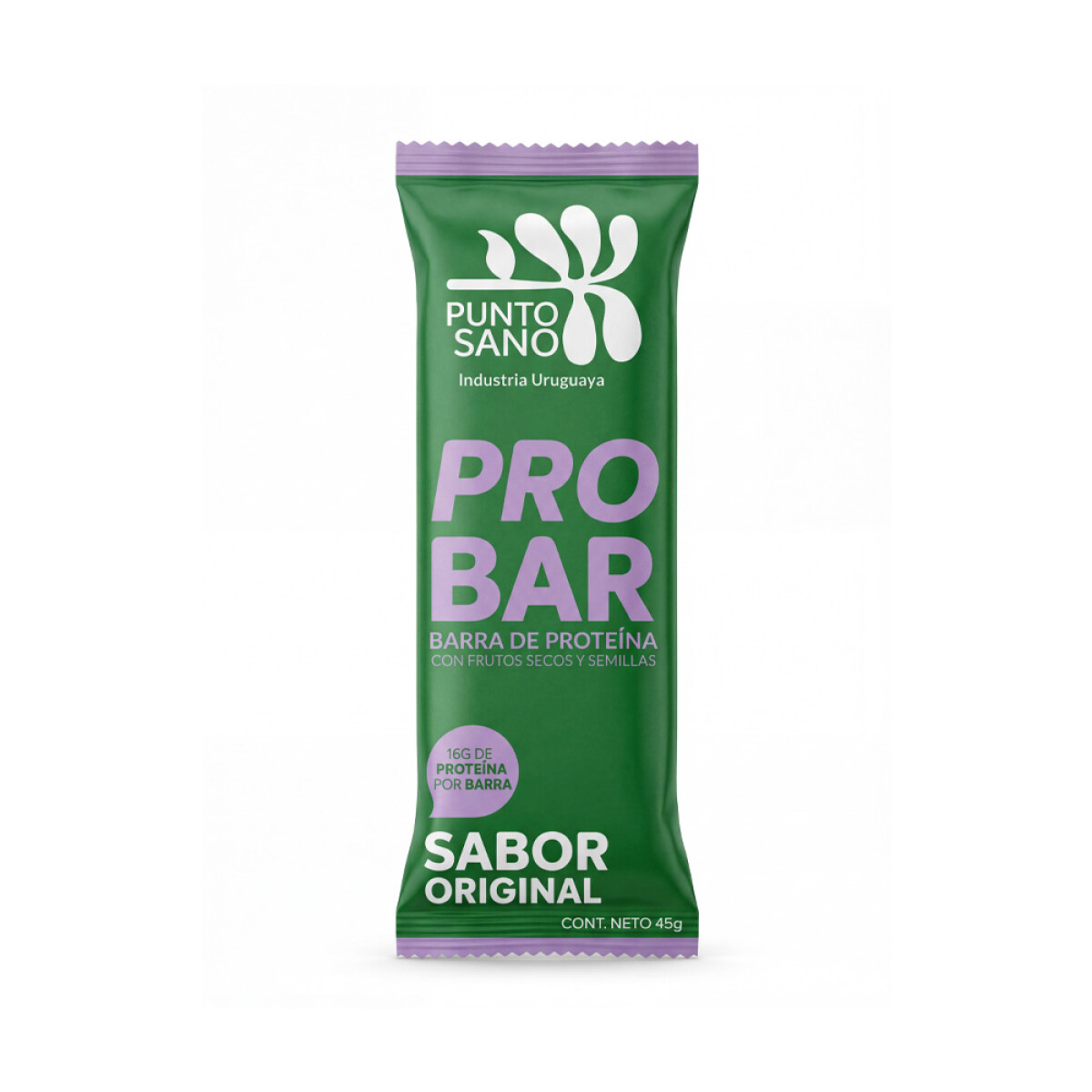 Barra de proteinas sabor original 45g Punto Sano 