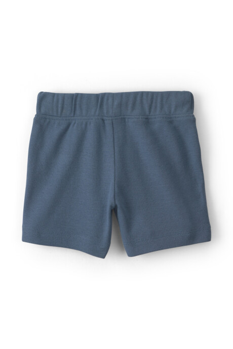 Pack dos shorts de algodón, con cordón, azules Pack dos shorts de algodón, con cordón, azules