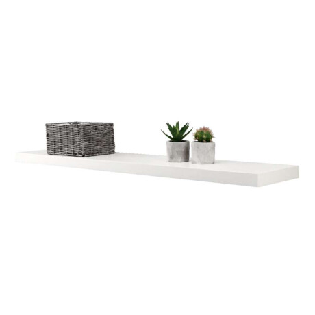 Estante Flotante Abild 120X24 Blanco