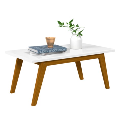 Mesa Centro De Madera Prisma Patrimar Blanco Mesa Centro De Madera Prisma Patrimar Blanco