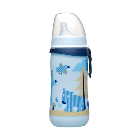 Botella Infantil Nip First Cup Mi Primera Botella 330ML AZUL