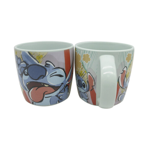 Taza Cerámica Infantil Stitch 355 ml U