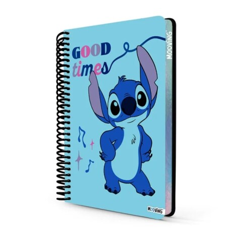 Cuaderno Mooving Carta 96 hojas Licencias Stitch Good Times