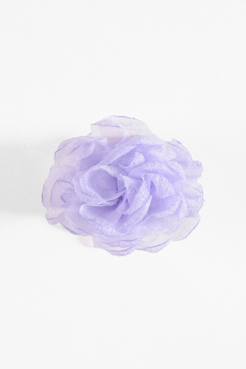 Broche flor lavanda