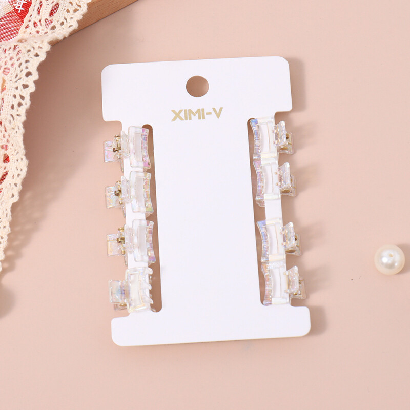 Mini Broches De Pelo - Transparentes - 8 Unidades #2 Mini Broches De Pelo - Transparentes - 8 Unidades #2