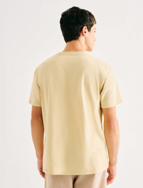 CAMISETAS MANGA CORTA CON ESTAMPA AMARILLO