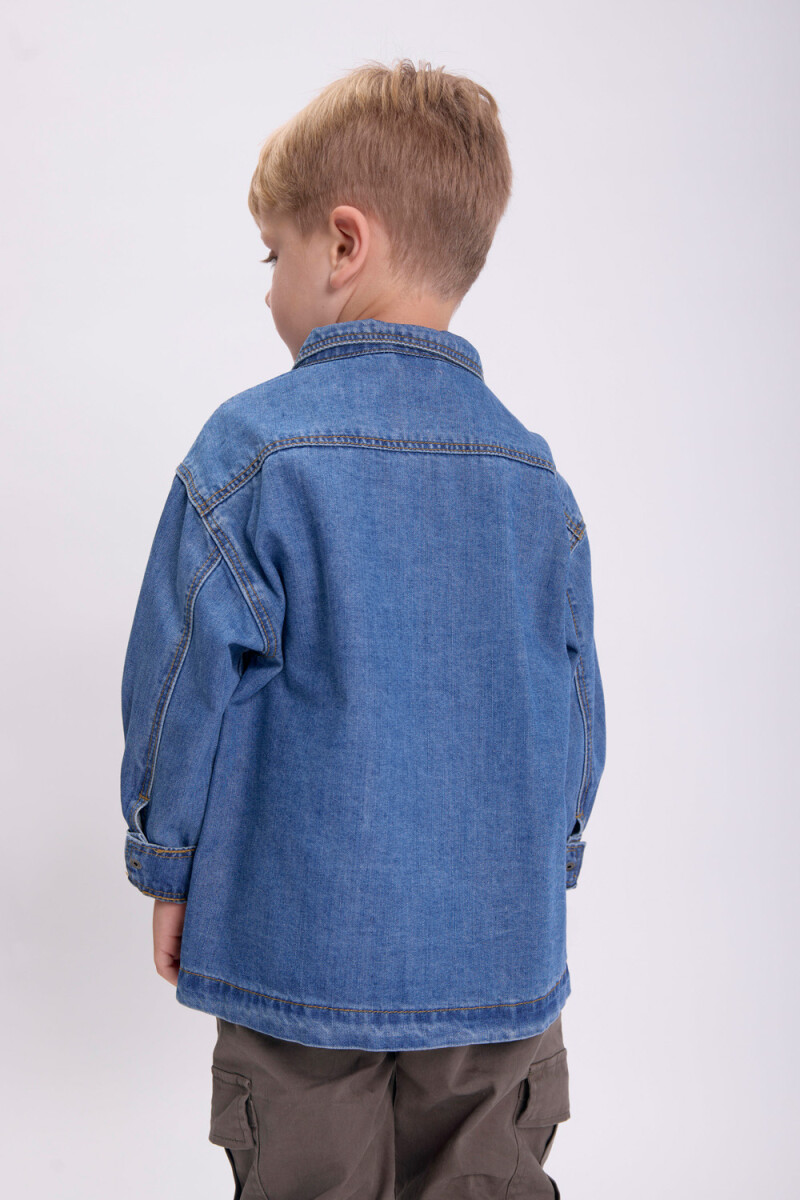 Camisa jean Azul Medio